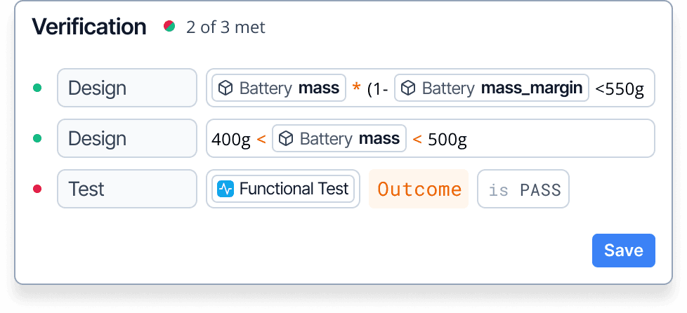 Verification interface