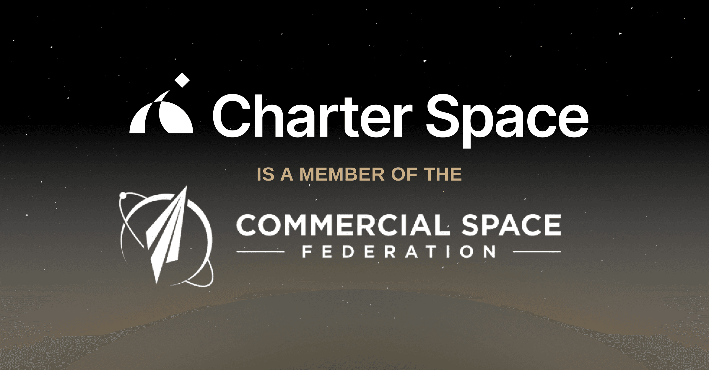 Charter Joins the Commercial Space Federation