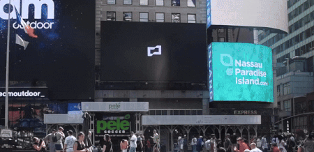 We return to Times Square to announce Ubik 2.0 🗽